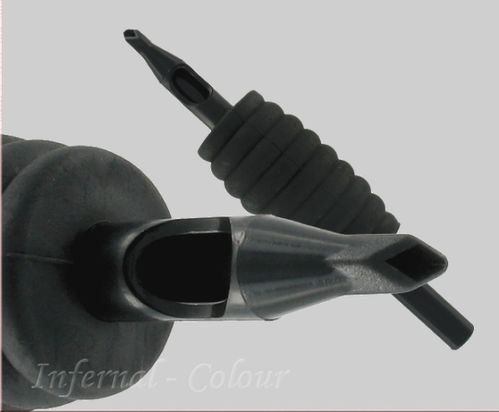 Einweggriff schwarz 25 mm  für 3 Nadeln / Diamondspitze 20 Stk. MHD 04/2019