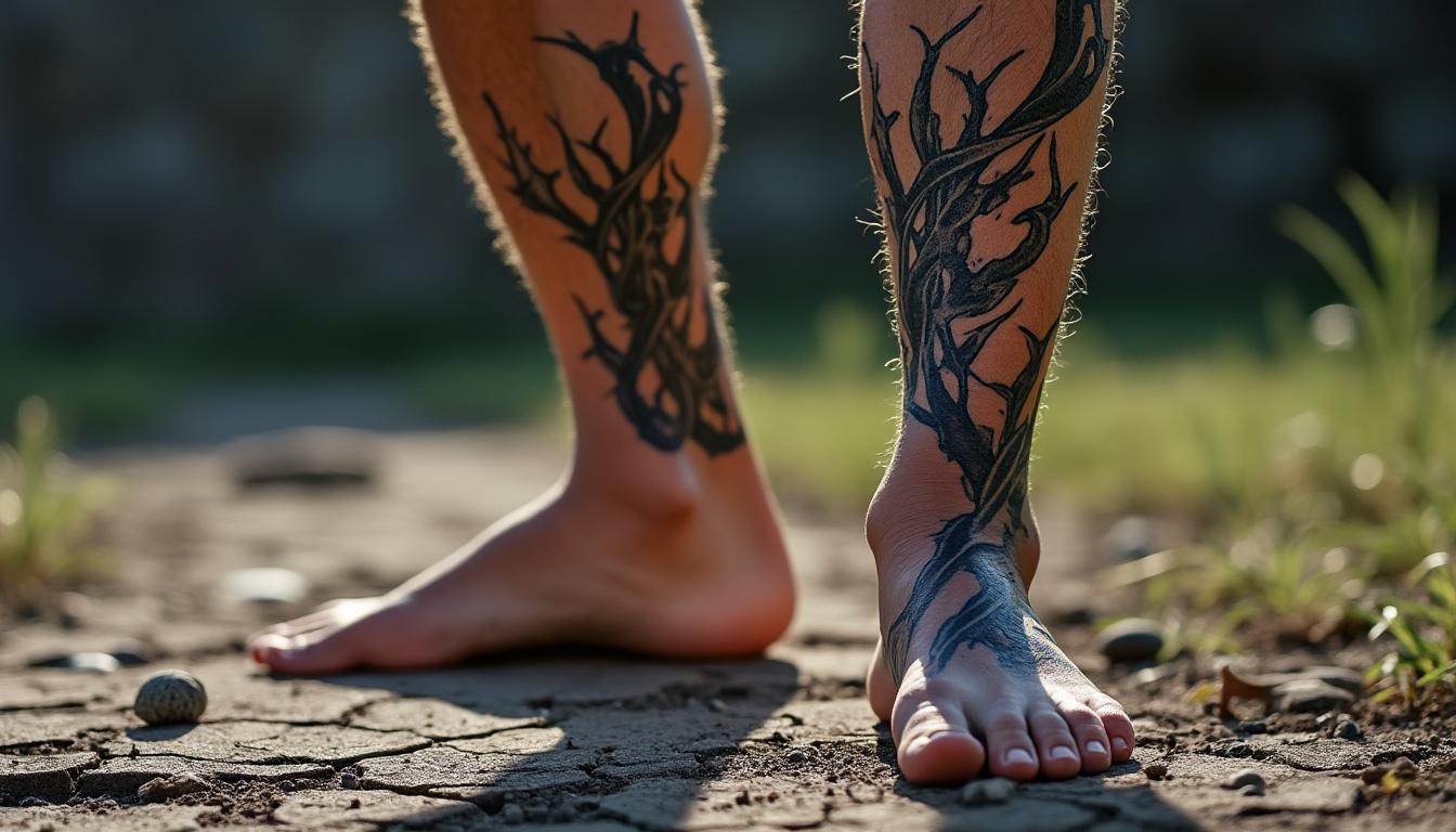 découvrez des idées de tatouages pour mollets d'homme, alliant style et originalité pour sublimer vos jambes avec des designs uniques.